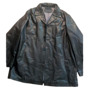 KENNETH COLE New York XL genuine leather coat jacket mens